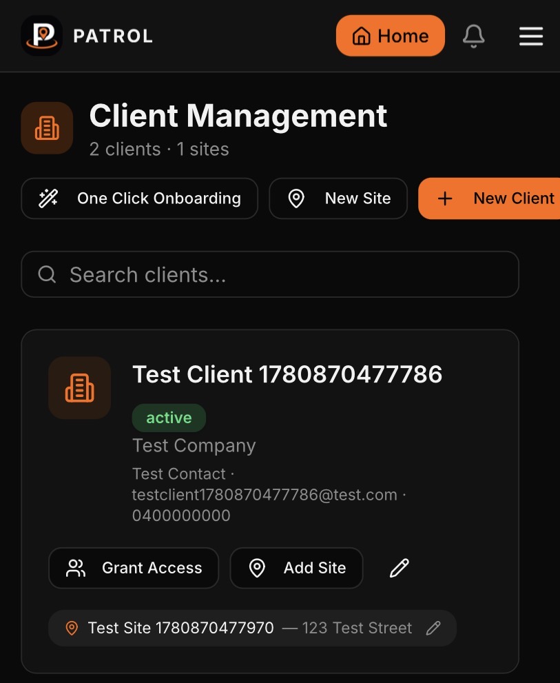 Client Management